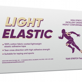 Легкоразрываемый спортивный тейп ANDOVER, (5,0 см х 6,9 м) ANDOVER Light elastic Tear Stretch Tape